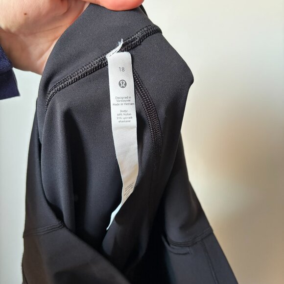 Lululemon Wunder Under High-Rise Tight 28" *Full-On Luxtreme Black Women's 18 - Picture 8 of 9